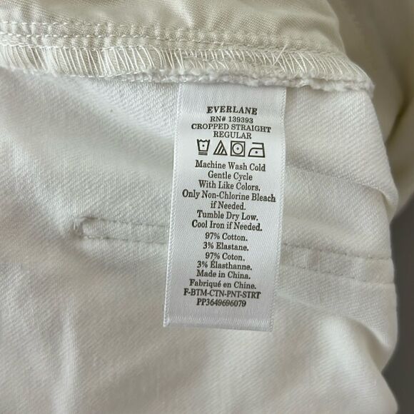 NWT Everlane The Straight-Leg Pant in Bone Size 16 - Picture 7 of 13